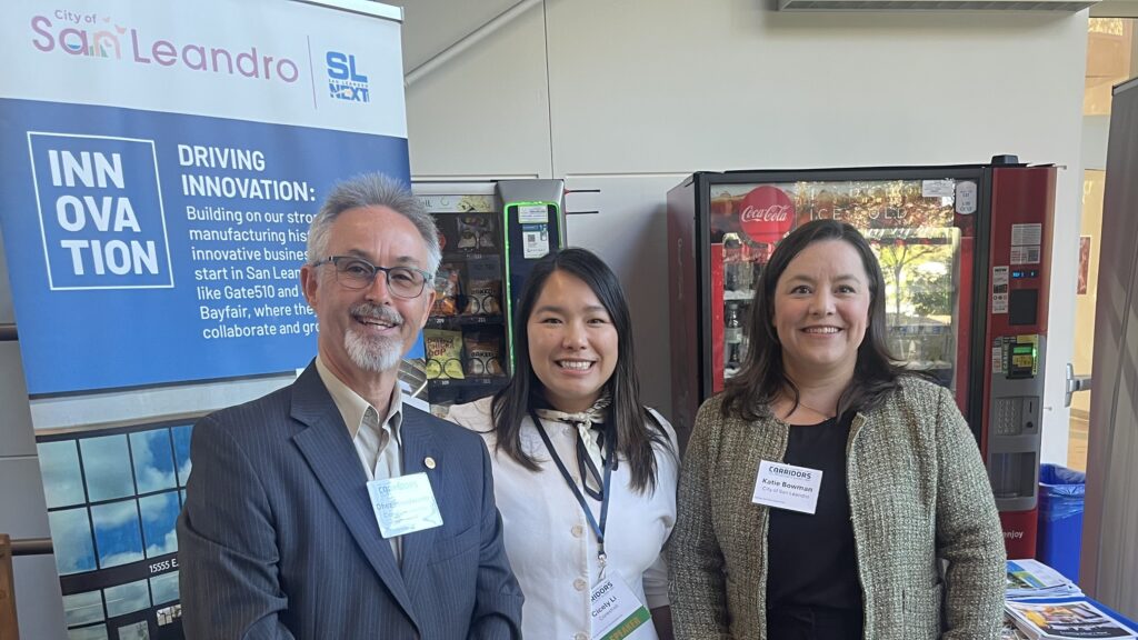 Ciceli Li with Dhez Woodworth and Katie Bowman Pose for Picture at Corridors Event